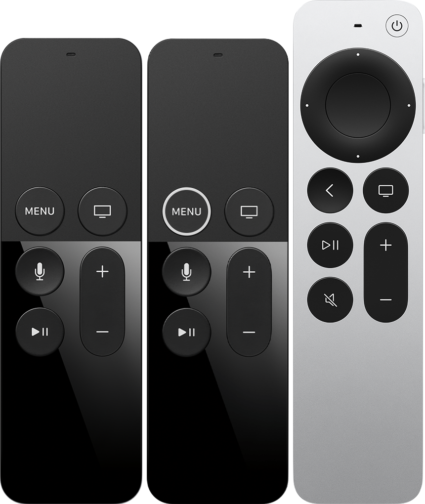 Apple TV 4K 4th-gen Siri & 2nd-gen Remotes
