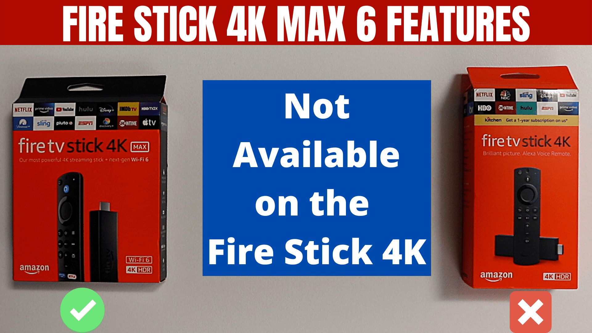 4K Max 6 new features not on the 4K Stick