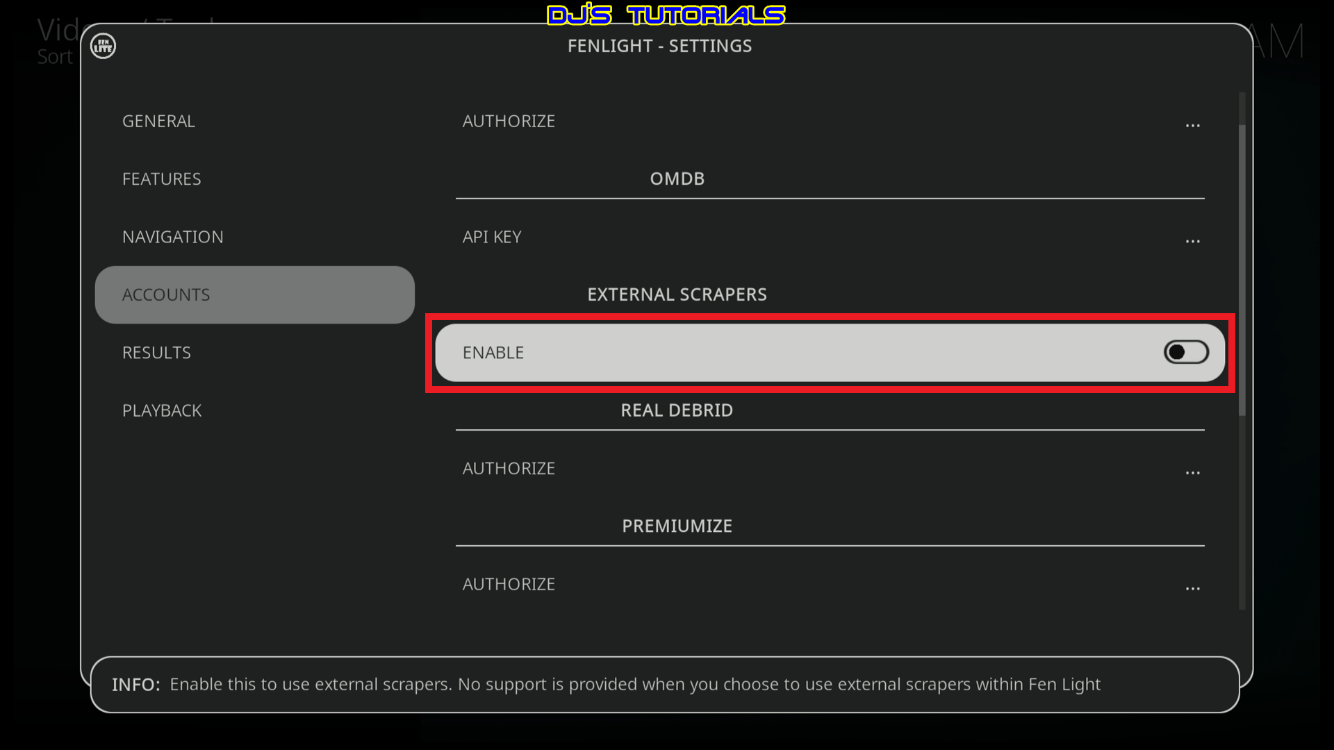 FEN Lite - Enable External Scrapers