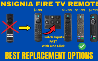 Best Insignia Fire TV Remote Replacement Options