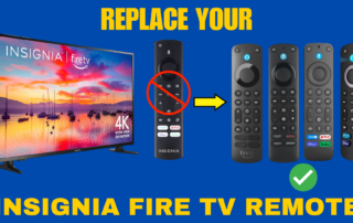 4 Replacement Remotes for Insignia Fire TV