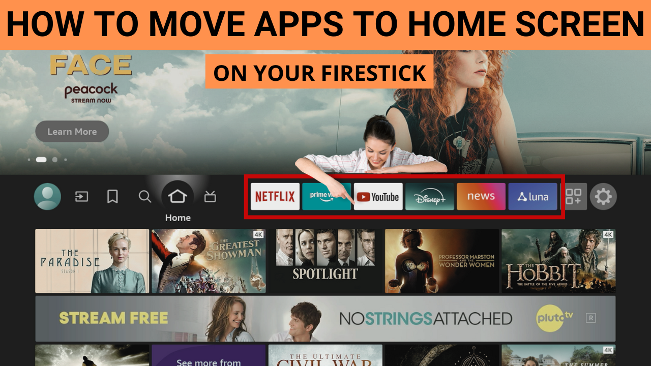 How to move apps to home screen