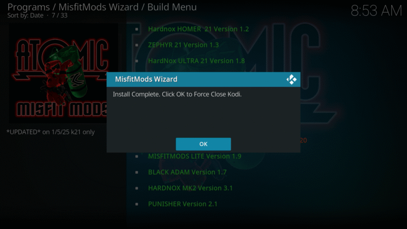 Atomic Build 19